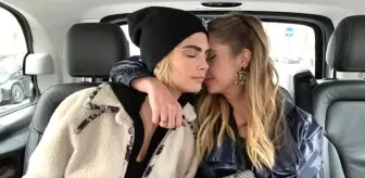 Ünlü model Cara Delevingne ve oyuncu sevgilisi Ashley Benson nişanlandı