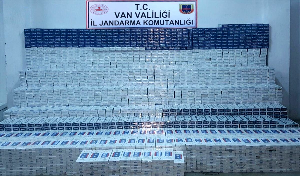 Van\'da kaçak sigara operasyonu