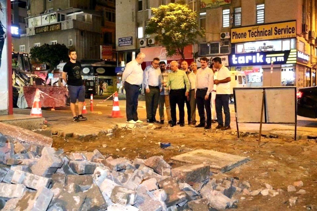 Zafer Çarşısı sokakları yenileniyor