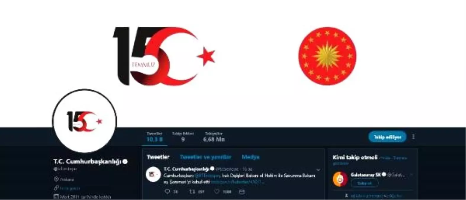 \'15 Temmuz\' görselleri sosyal medya hesaplarında