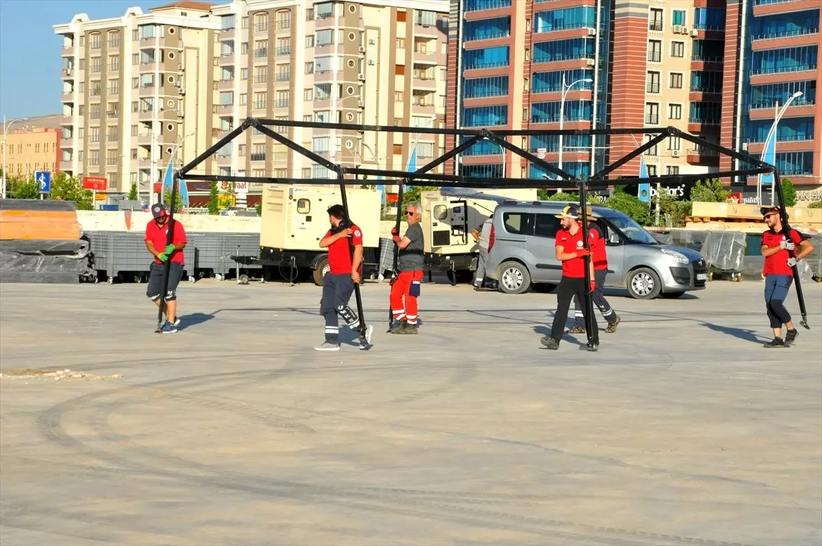 "Acil tıbbi kurtarma tatbikatı" için hazırlıklara başlandı