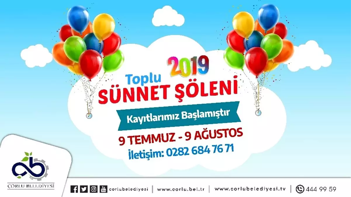 Çorlu\'da toplu sünnet kayıtları başladı