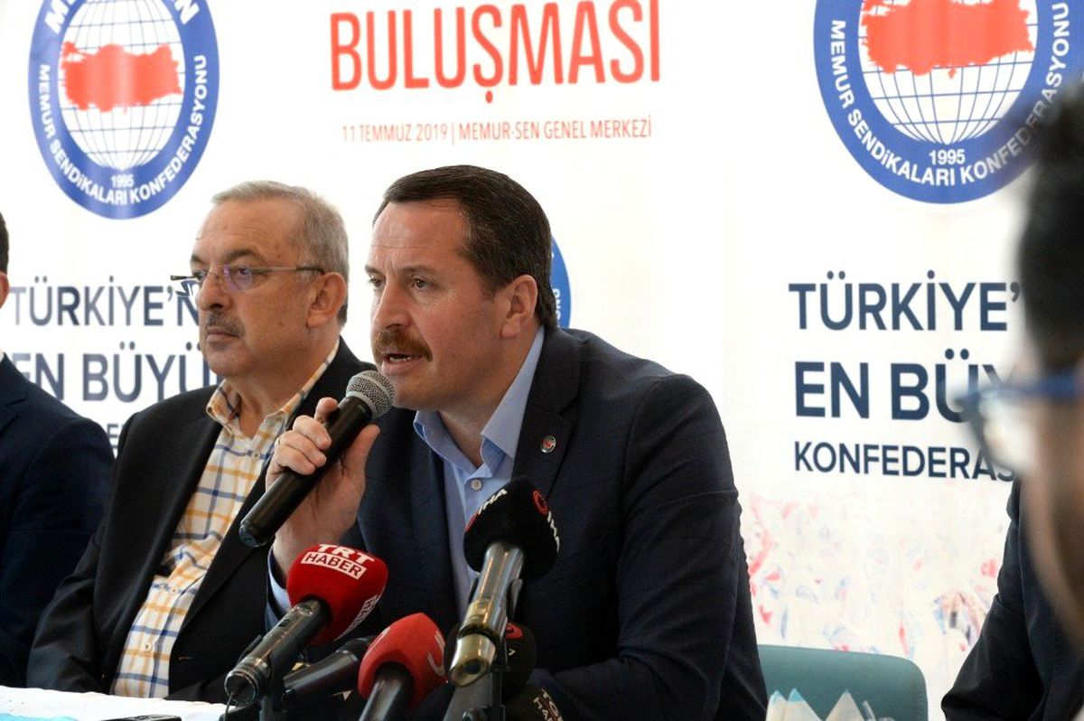 Memur-Sen Genel Başkanı Ali Yalçın: "Enflasyonun altında bir teklifi kabul edemeyiz"