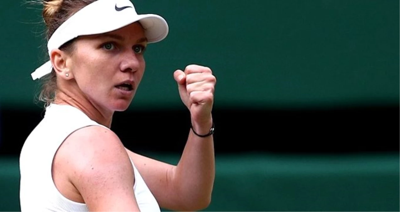 Simona Halep Wimbledon\'da ilk kez finale çıktı