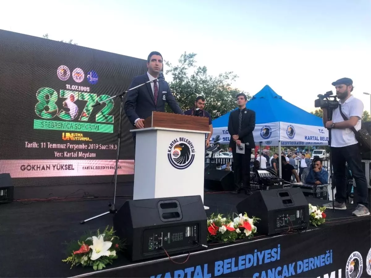 Srebrenitsa soykırımında hayatını kaybedenler Kartal\'da anıldı