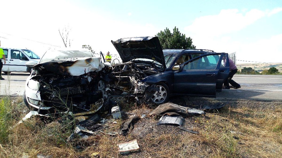 Tekirdağ\'da zincirleme kaza: 4 yaralı