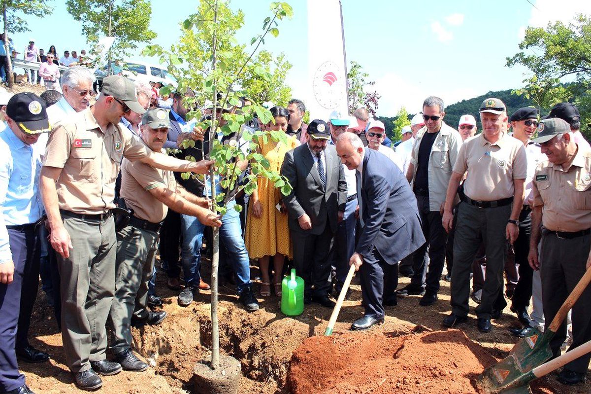 248 şehit için 248 fidan