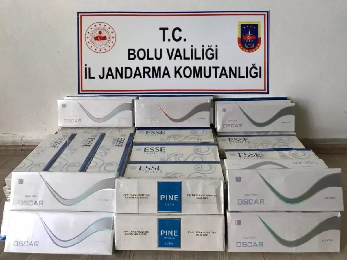 Bolu\'da yolcu otobüsünde kaçak sigara ve uyuşturucu yakalandı