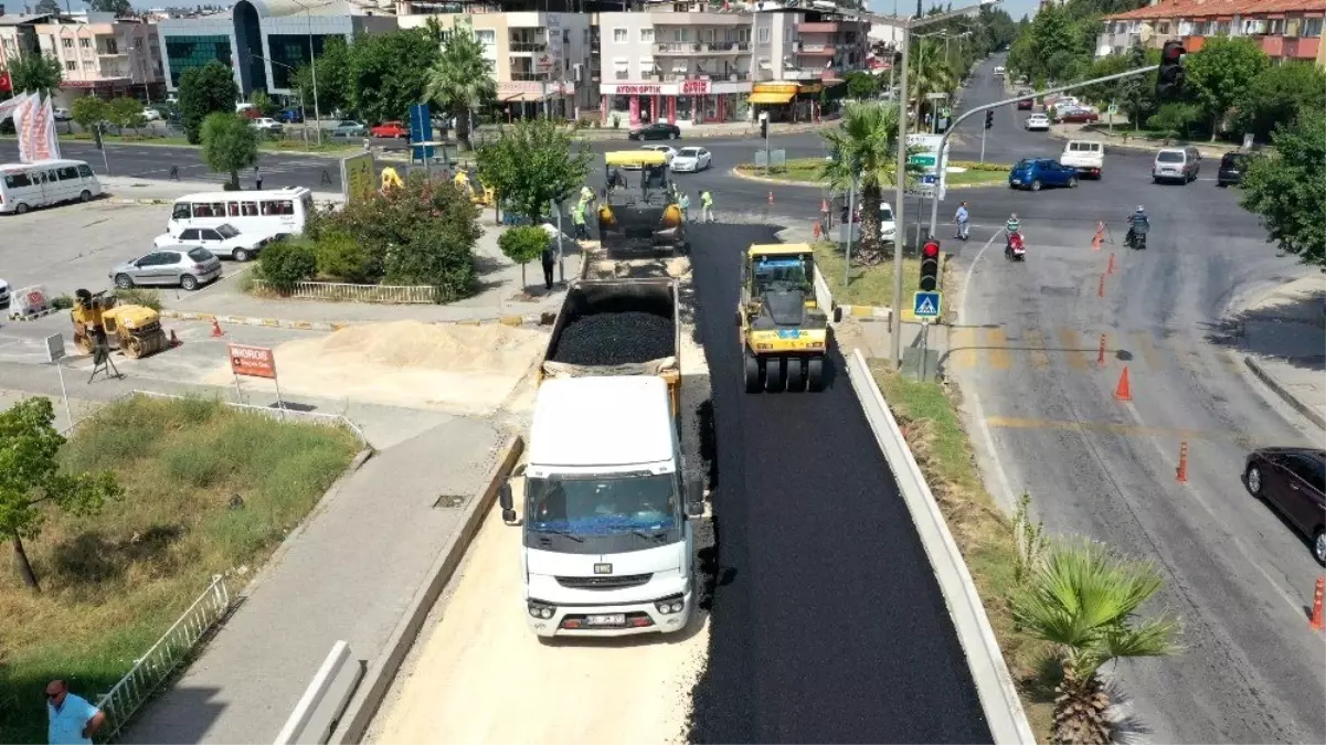 Çevre Bulvarında asfaltlama çalışması başladı