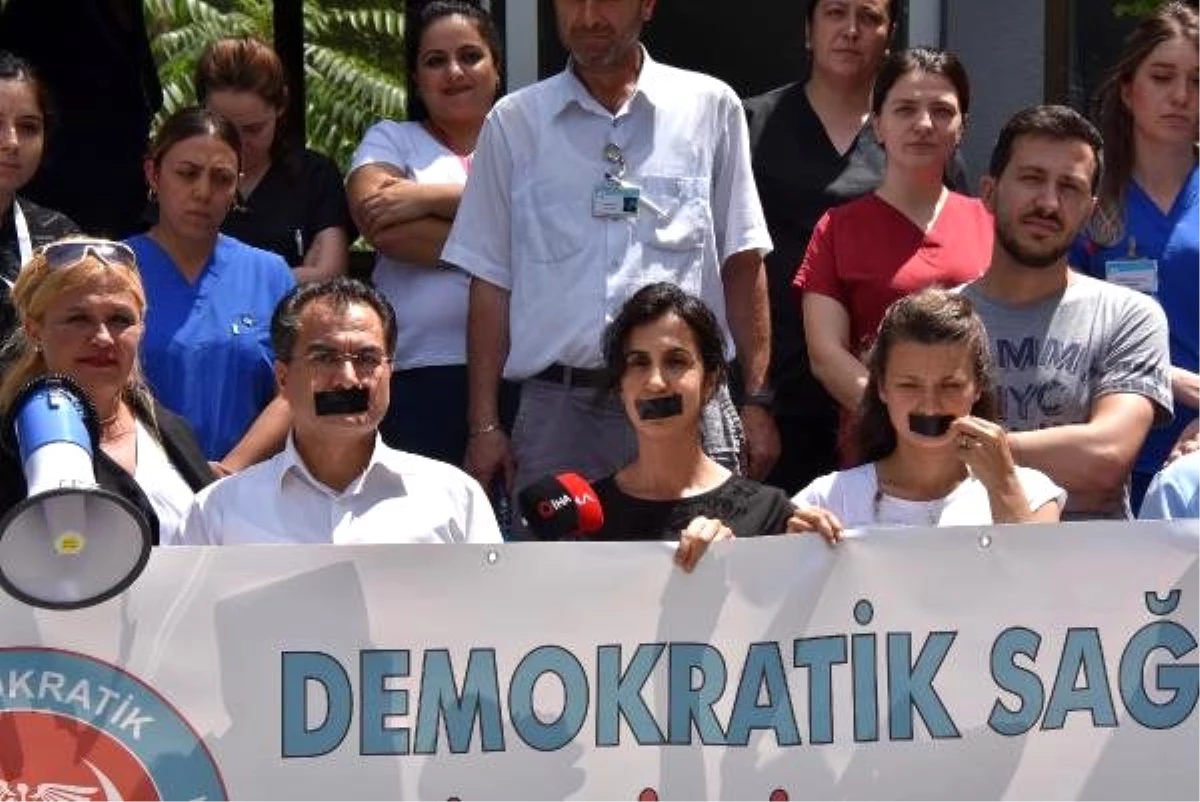 İzmir\'de sağlık çalışanlarına şiddete meslektaşlarından tepki