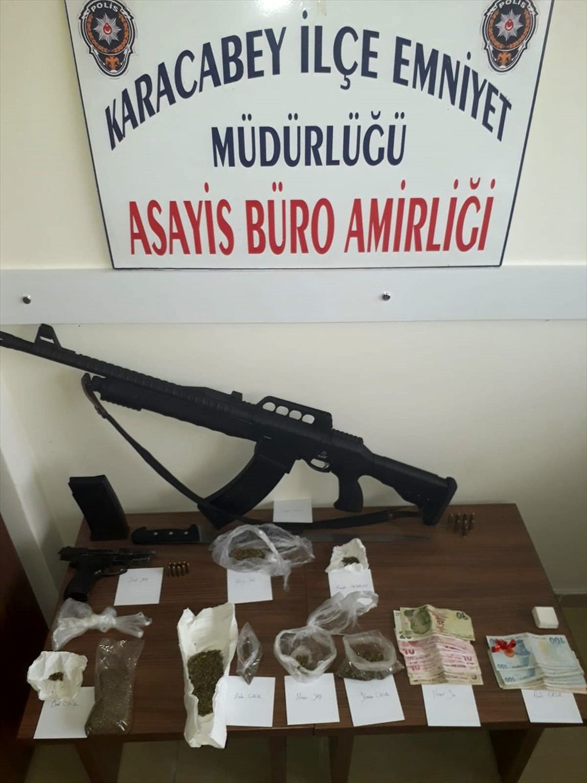 Karacabey\'deki uyuşturucu operasyonu