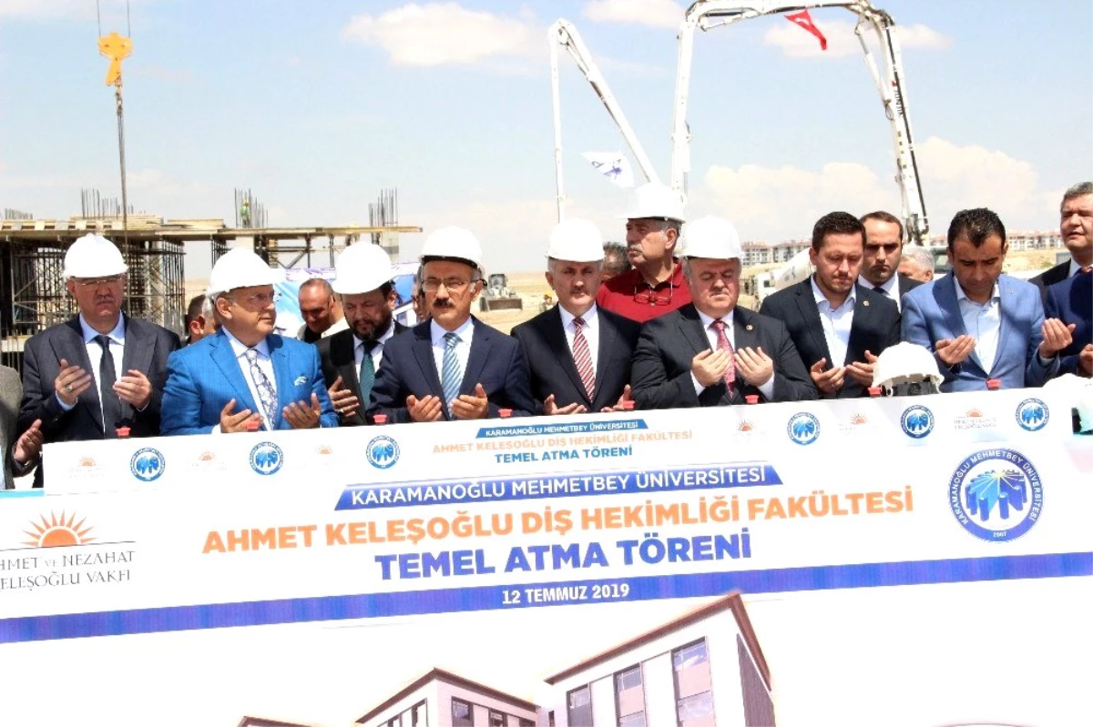 Karaman\'da Ahmet Keleşoğlu Diş Hekimliği Fakültesinin temeli atıldı