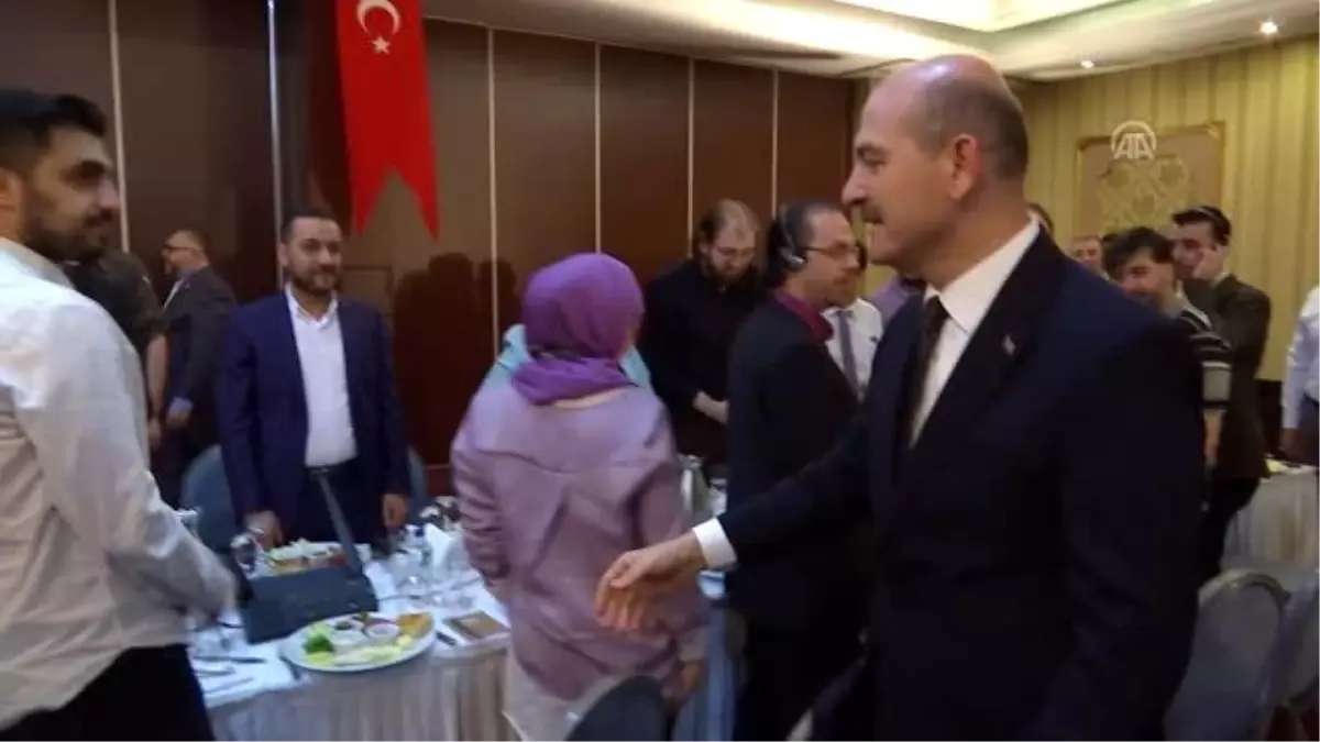 Bakan Soylu, Arap dünyasından gazetecilerle buluştu (1)