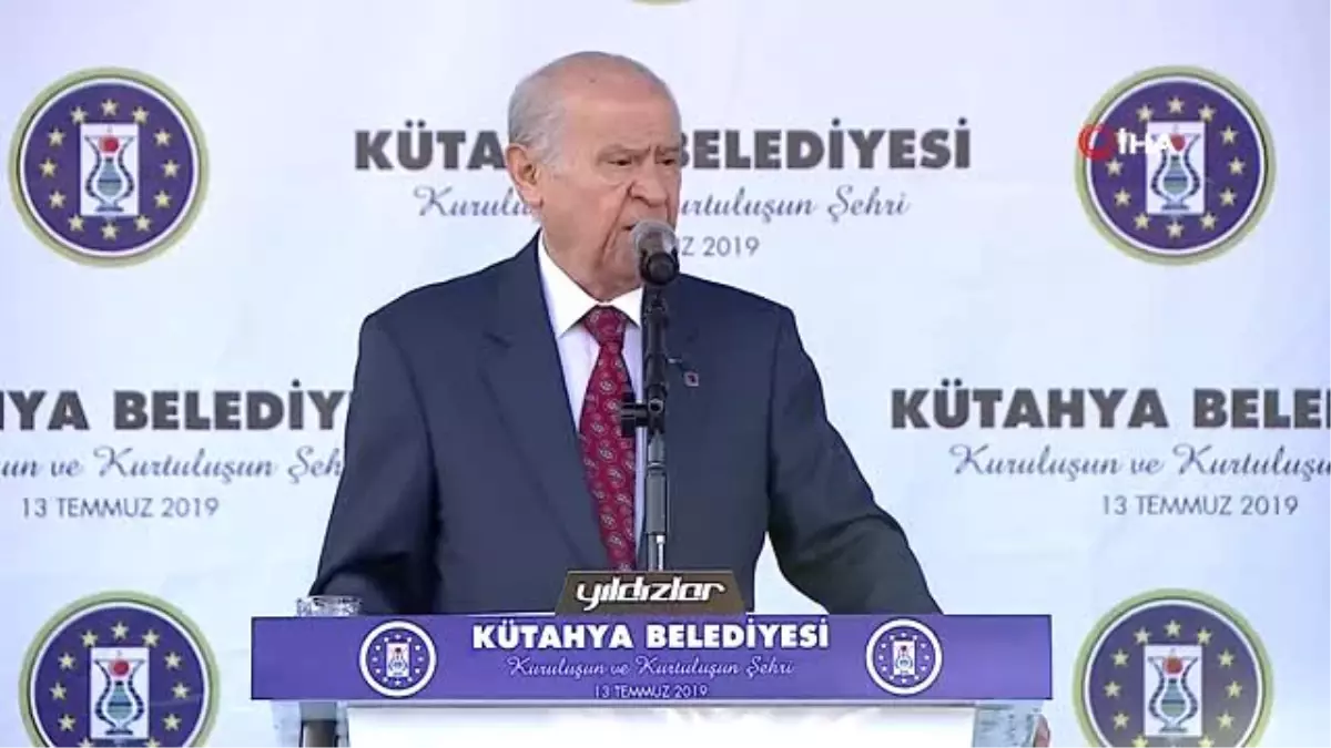 MHP lideri Bahçeli Kütahya\'da