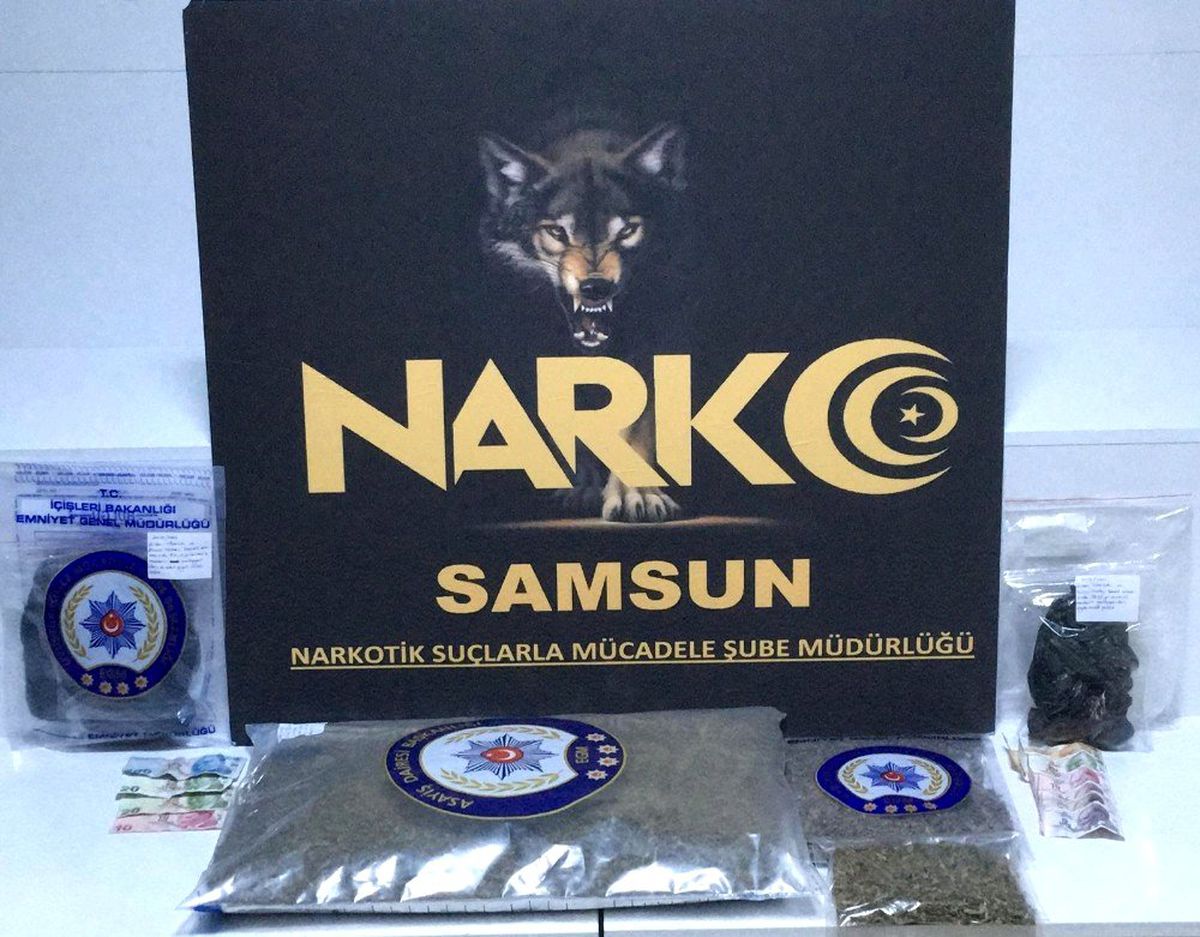 Samsun\'da uyuşturucu operasyonu: 5 gözaltı