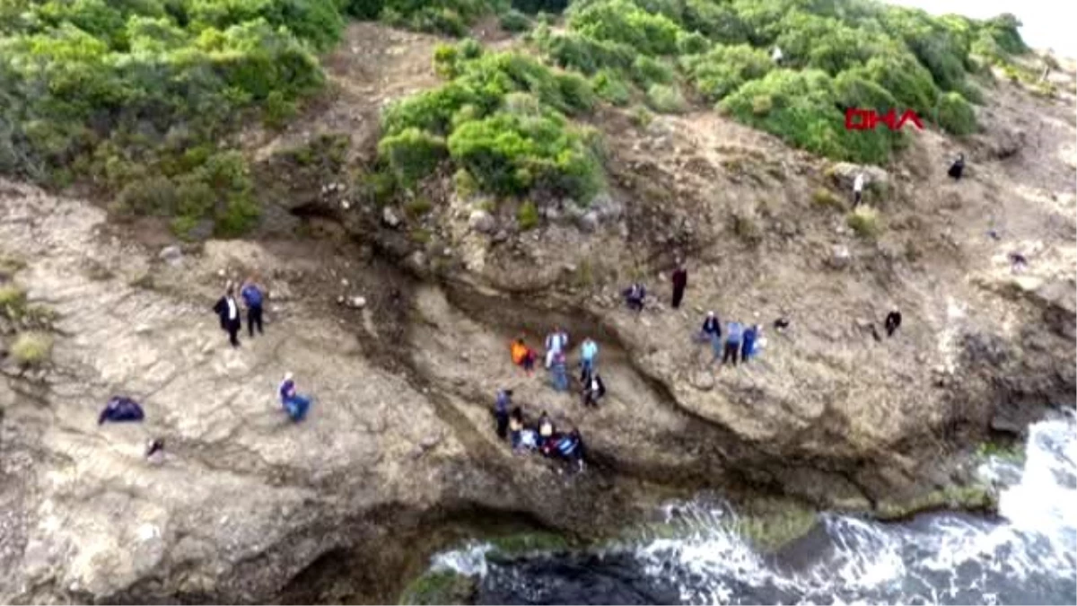 SİNOP 30 metreden kayalıklara düşerek, ağır yaralandı