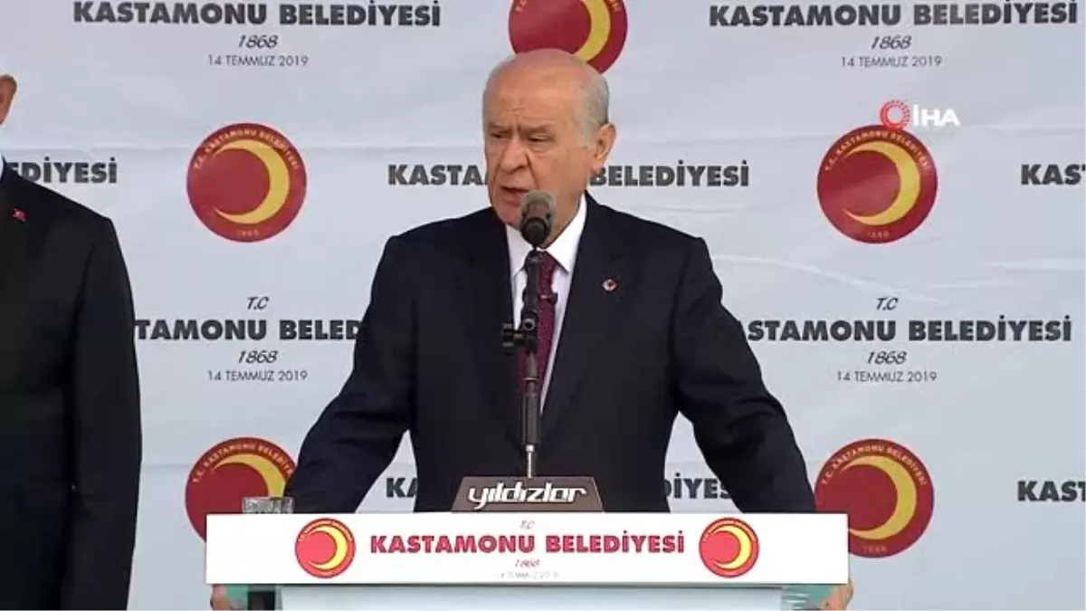 MHP lideri Bahçeli Kastamonu\'da