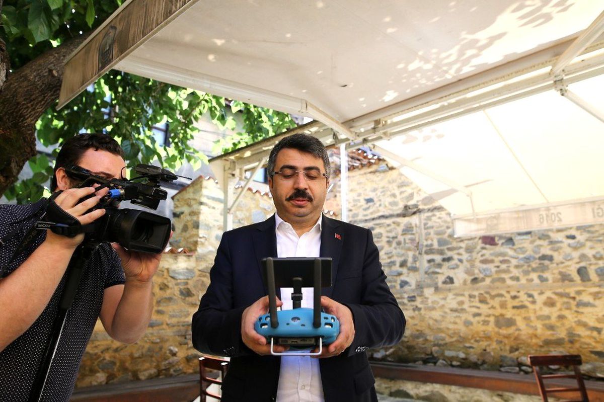 (Özel ) Droneler kaçak yapıları tespit için uçtu