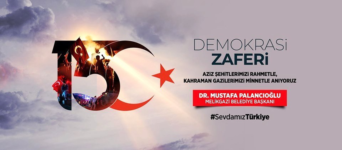 Palancıoğlu, "15 Temmuz günü aynı azim ve şevkle Demokrasi ve Özgürlükler Günü Kutlamalarına...