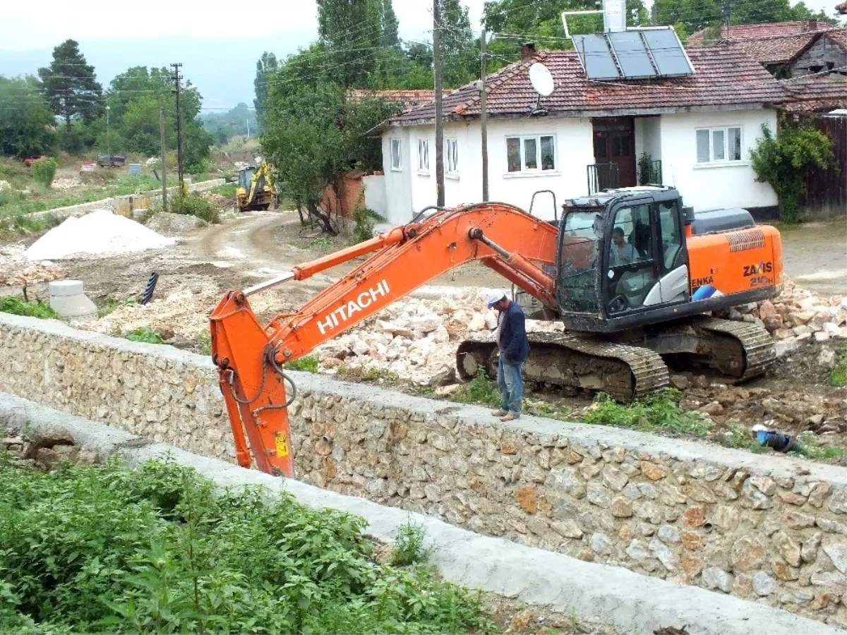 Pazaryeri\'nde dere ıslah çalışmalarında sona gelindi