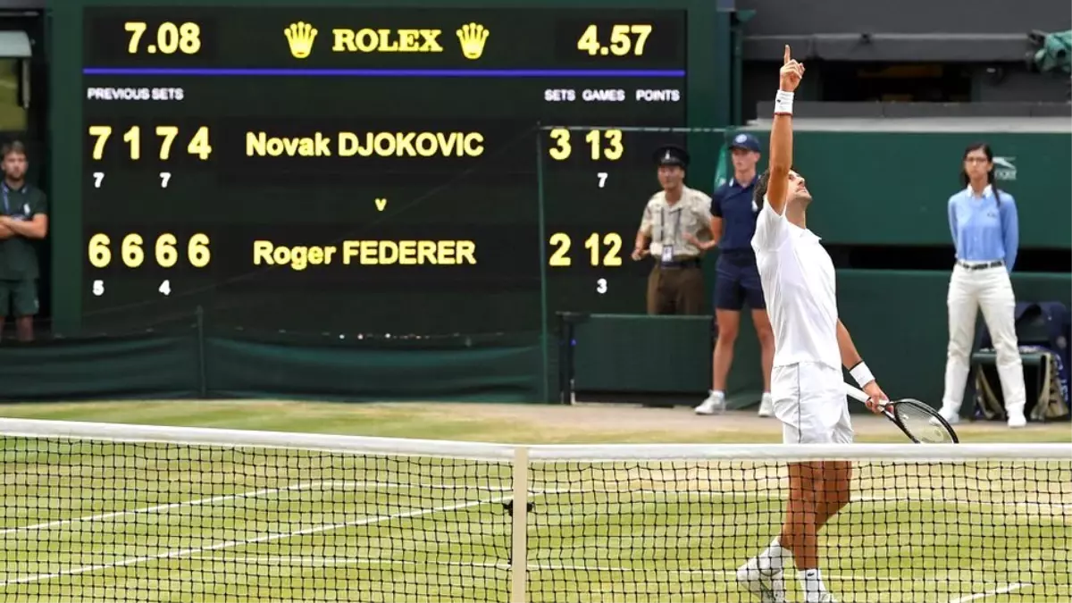 Wimbledon tek erkekler finalinde Djokovic şampiyon oldu