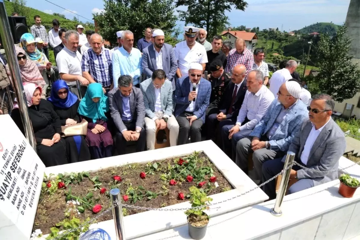 15 Temmuz şehidi Şuayip Sefereroğlu kabri başında anıldı