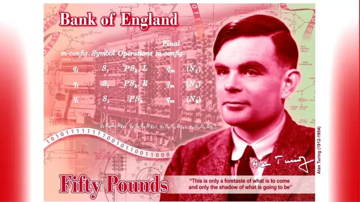 Nazilerin sonunu getiren matematikçi Alan Turing, 50 sterlinlik banknotların yeni yüzü olacak