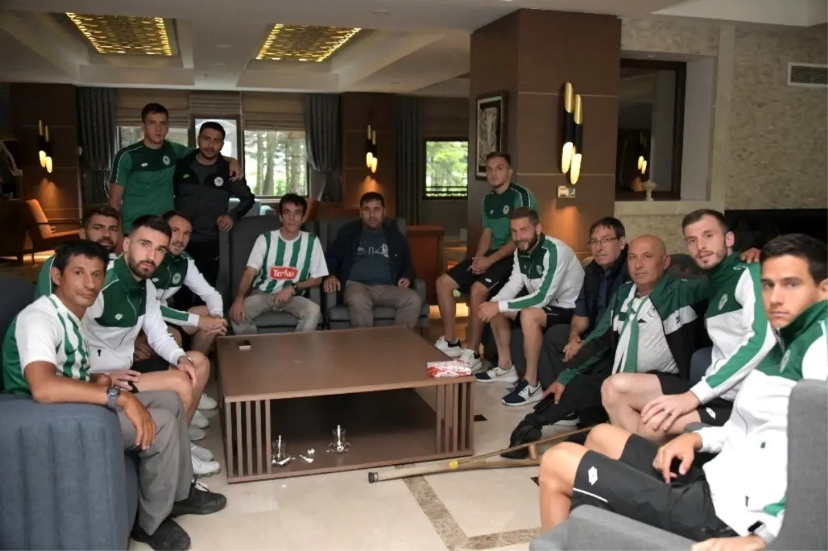 Engelli taraftarlardan Konyaspor\'a ziyaret