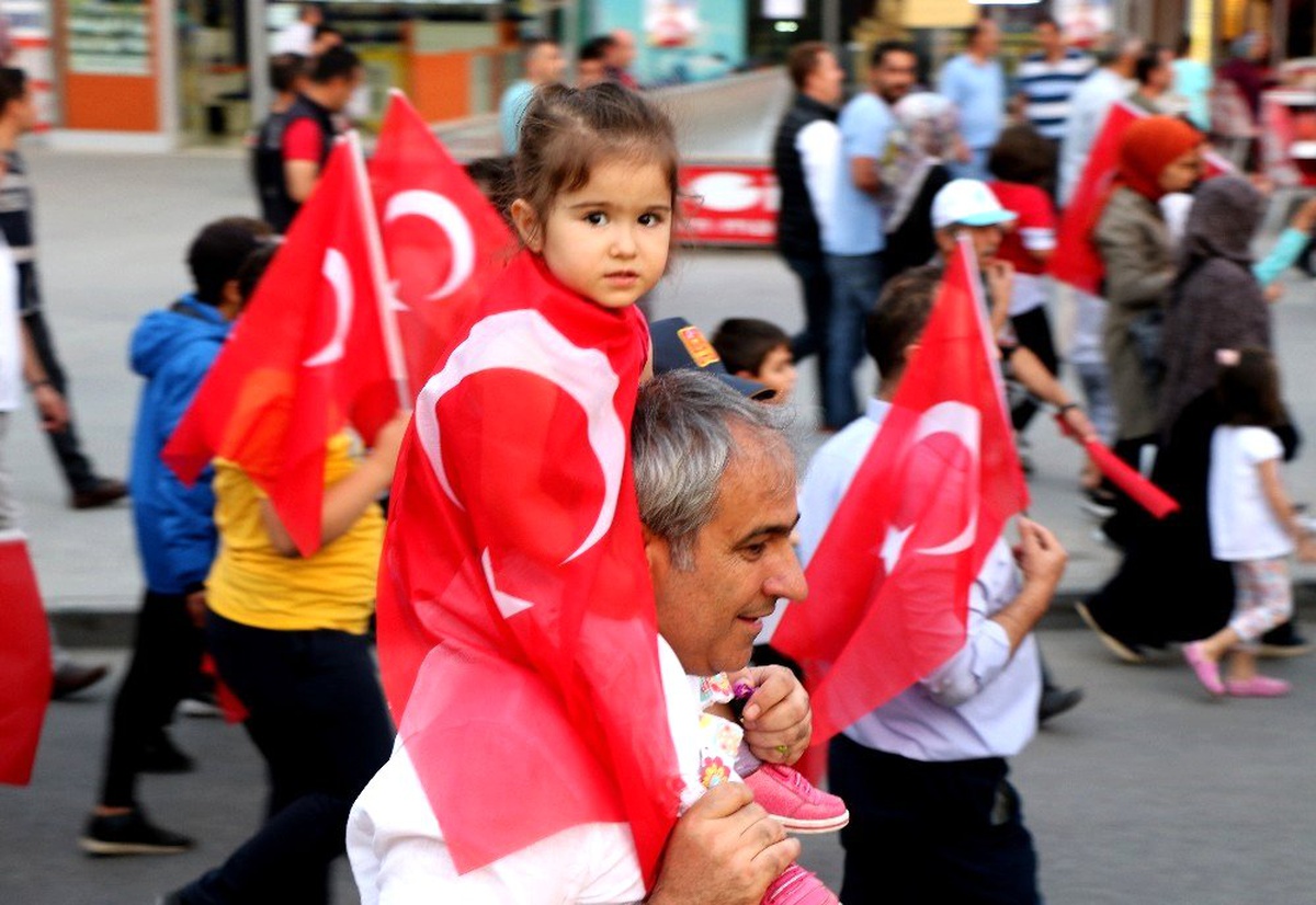 Erzincan\'da "Milli Birlik" yürüyüşü