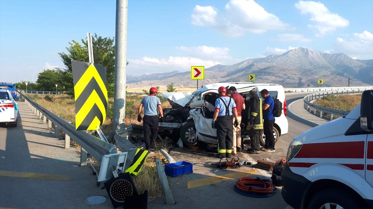 Karaman\'da trafik kazası: 1 yaralı