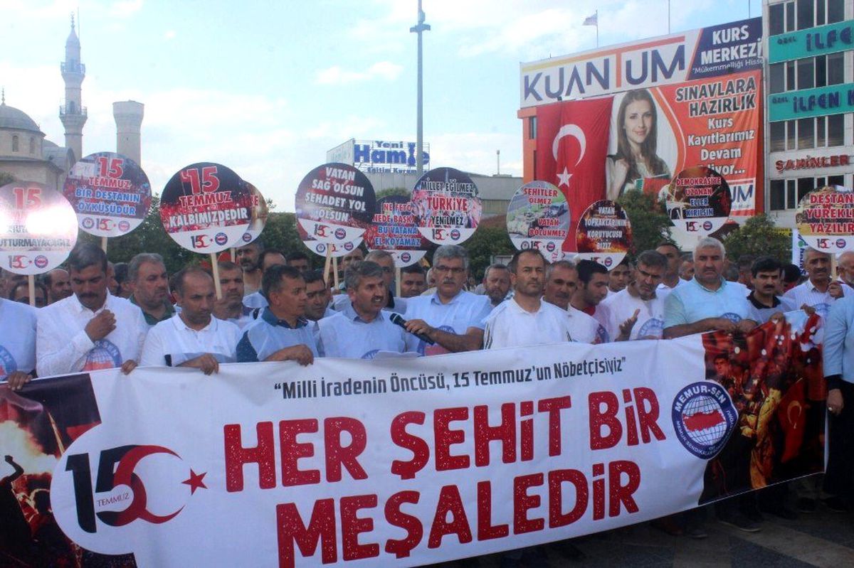Memur-Sen 15 Temmuz Şehitlerini unutmadı