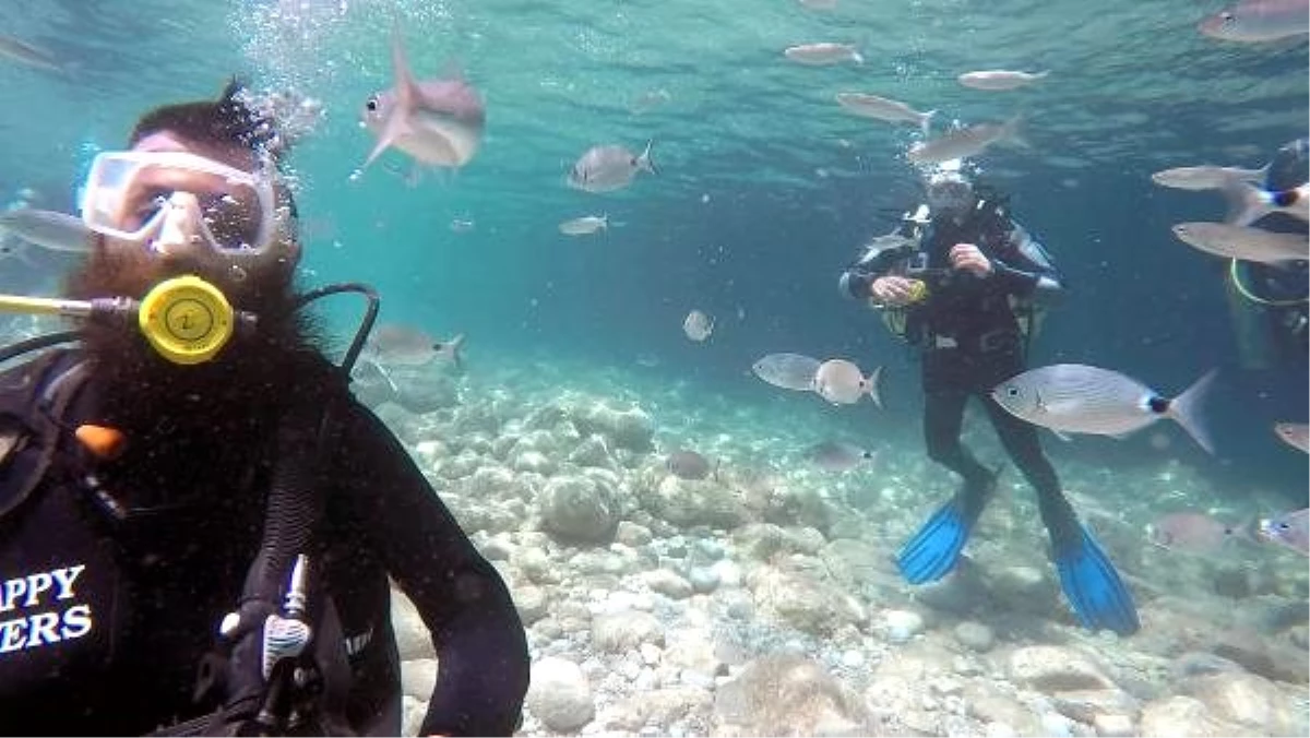 Ortadoğulu turistler dalış sporuna ilgi gösteriyor