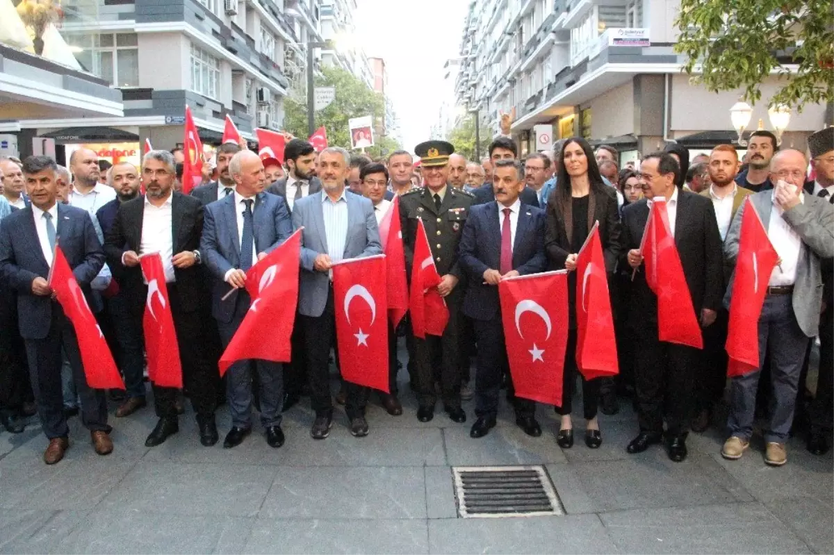 Samsun 15 Temmuz şehitleri için yürüdü