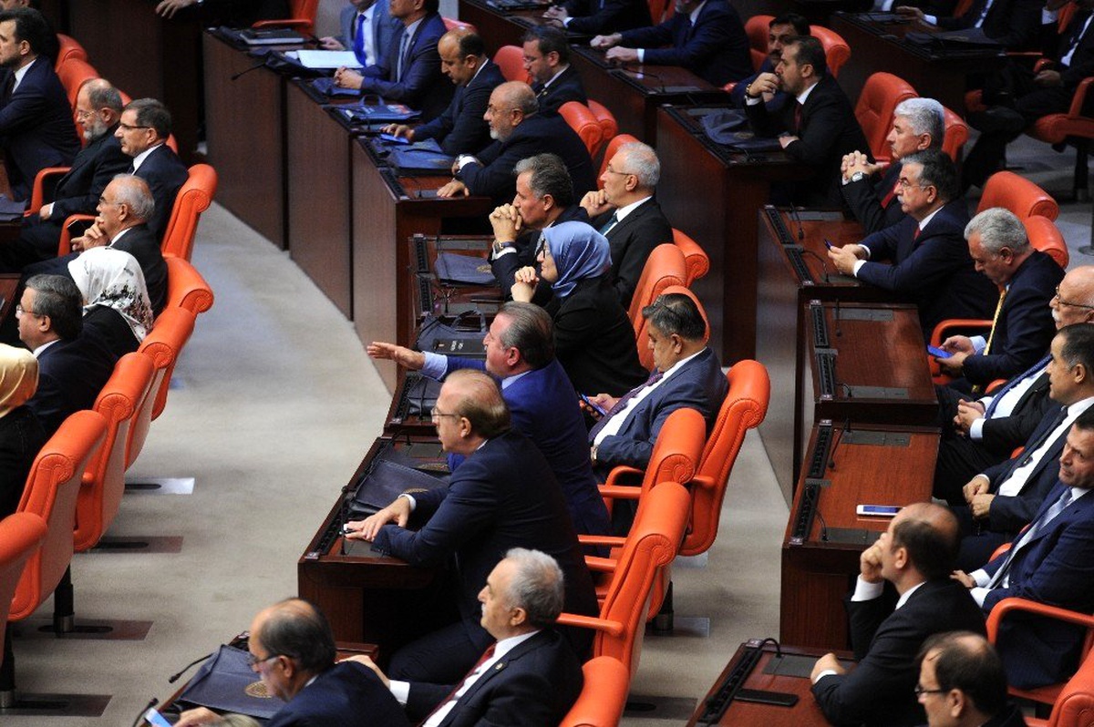 TBMM Genel Kurulu\'nda CHP Grup Başkanvekili Özkoç\'un sözlerine tepki