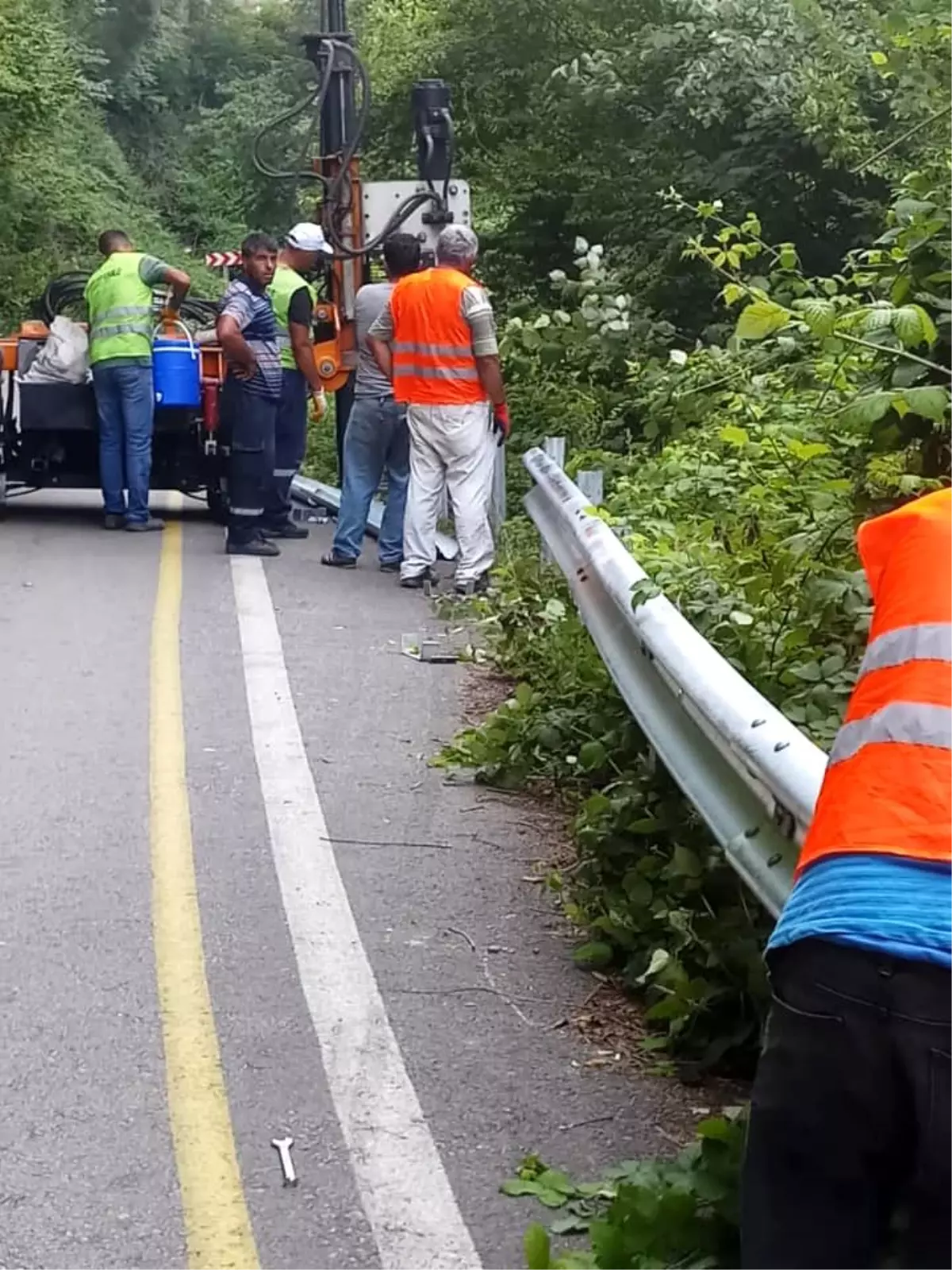 Topaktaş yayla yolu çok daha güvenli hale getirildi