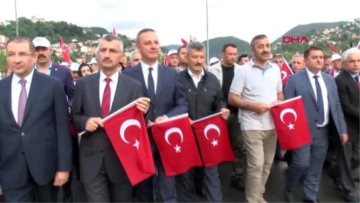 Zonguldak\'ta 15 Temmuz yürüyüşü