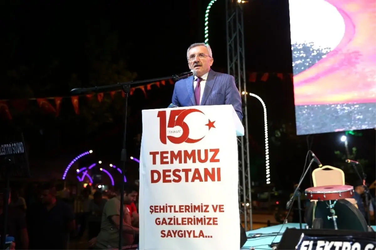 15 Temmuz şehitleri Serik\'te dualarla anıldı