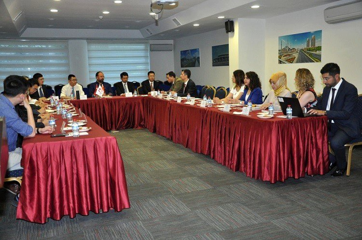 Çin heyetinin Ankara Kalkınma Ajansına çalışma ziyareti