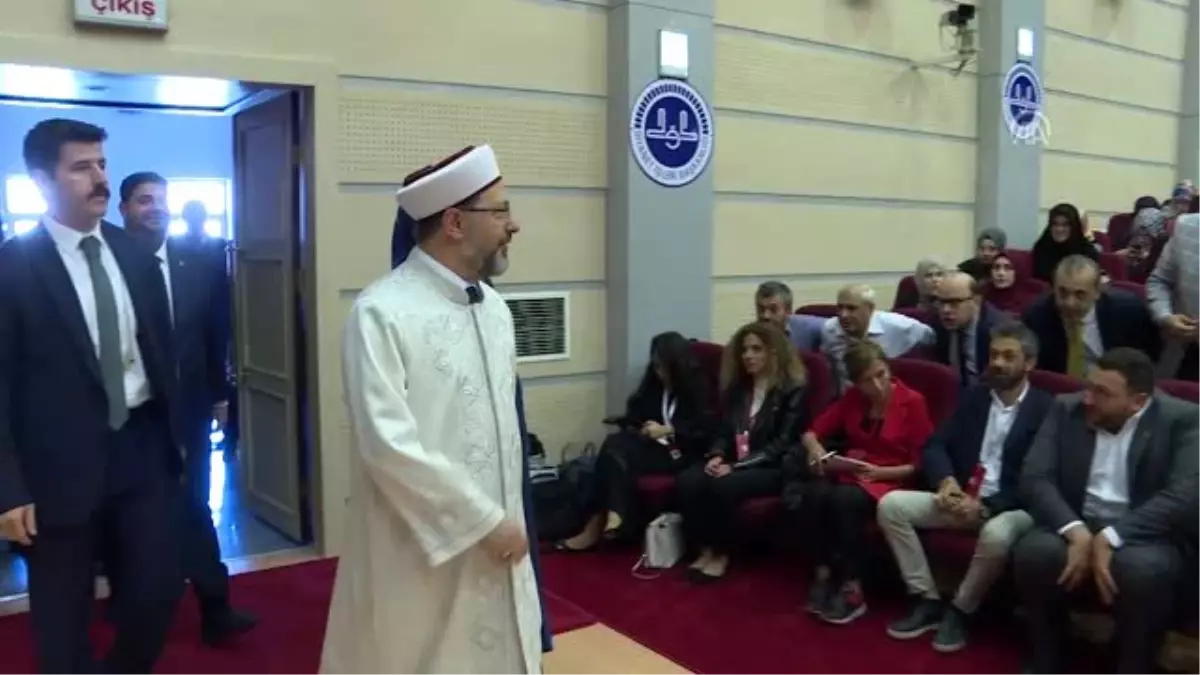 Diyanet İşleri Başkanı Erbaş, 3. Uluslararası 15 Temmuz Sempozyumu\'na katıldı (1)