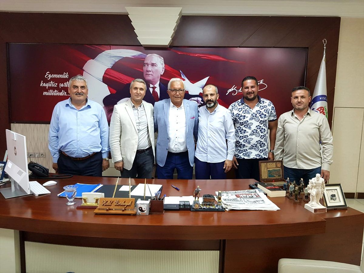 Ereğli Belediye Başkanı Halil Posbıyık\'a ziyaret