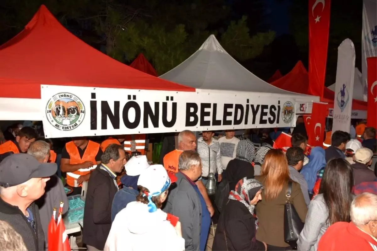 İnönü Belediyesi 15 Temmuzun 3. yıl dönümü programda yerini aldı