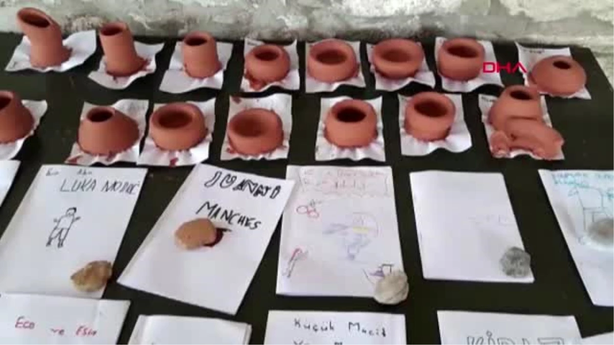 MUĞLA Minikler, Datça\'da sanat kampına katıldı