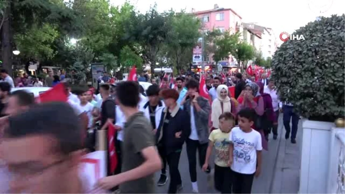 Niğde\'de Milli Birlik yürüyüşü yapıldı