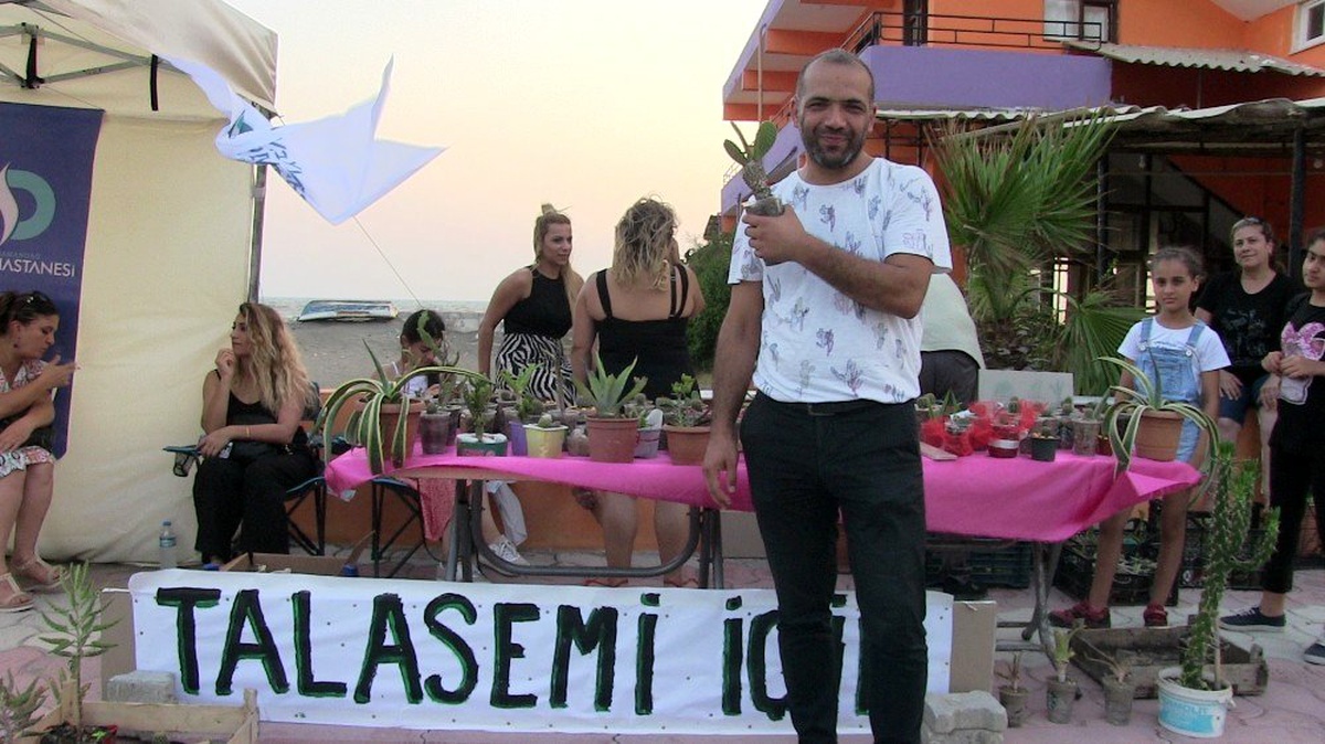 Talasemili çocuklar için "kaktüs" sattılar