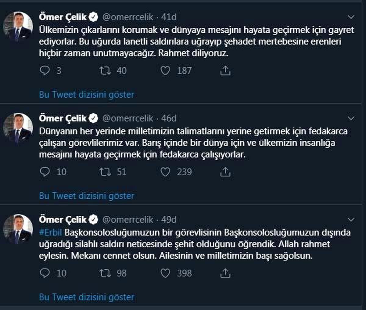 AK Parti\'li Çelik\'ten \'Erbil\' açıklaması