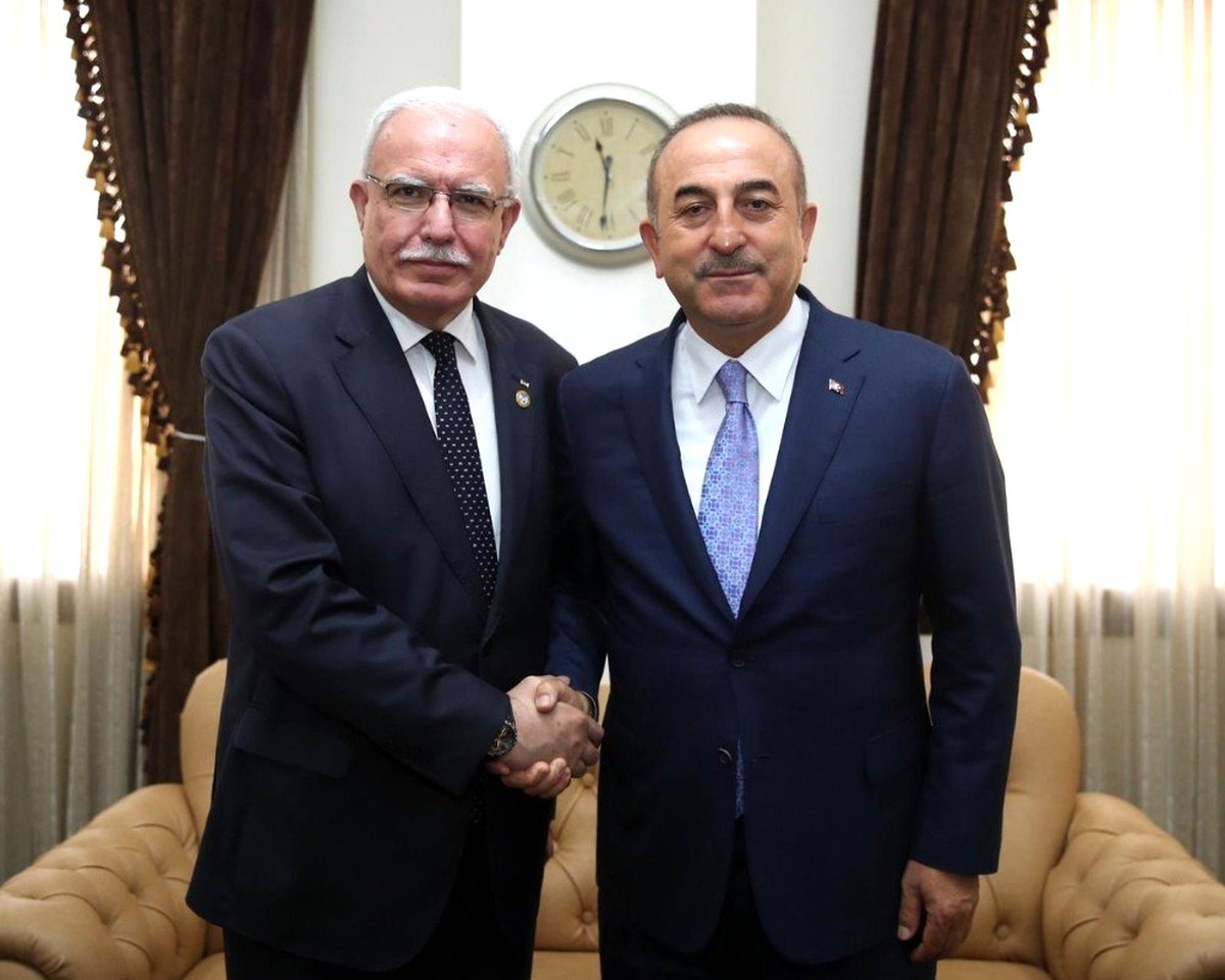 Bakan Çavuşoğlu, Filistinli mevkidaşı Malki ile görüştü