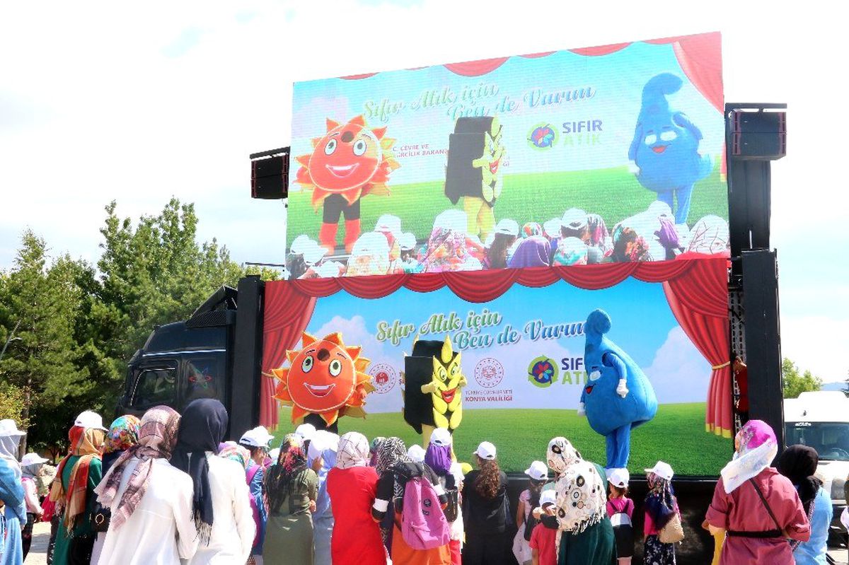 Beyşehir\'de çocuklara sıfır atık projesi anlatıldı