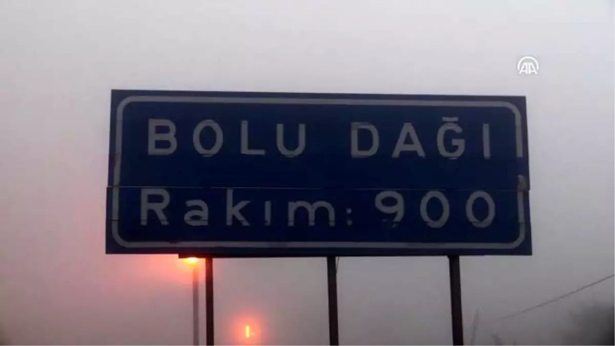 Bolu Dağı\'nda yoğun sis