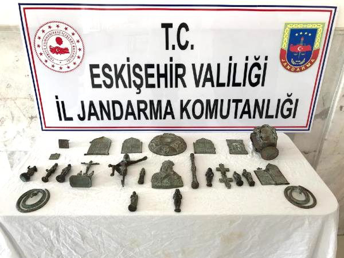 Eskişehir\'de tarihi eser operasyonu: 3 gözaltı