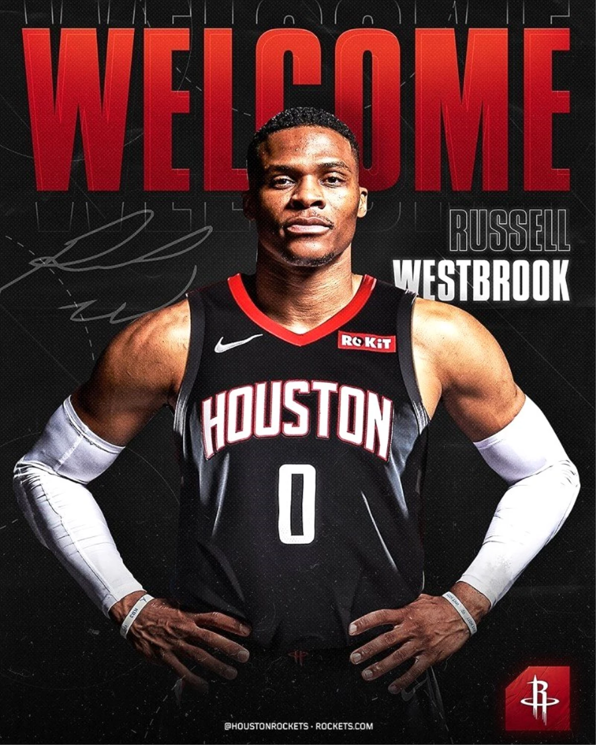 Russell Westbrook resmen Houston Rockets\'ta